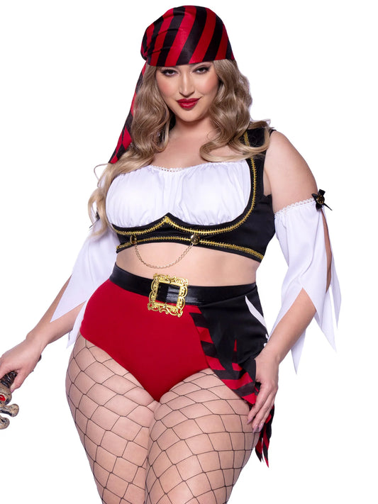 Wicked Wench Pirate Costume - Plus Size