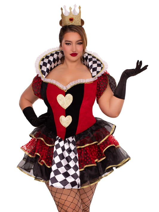 Queen of Hearts Costume - Plus Size