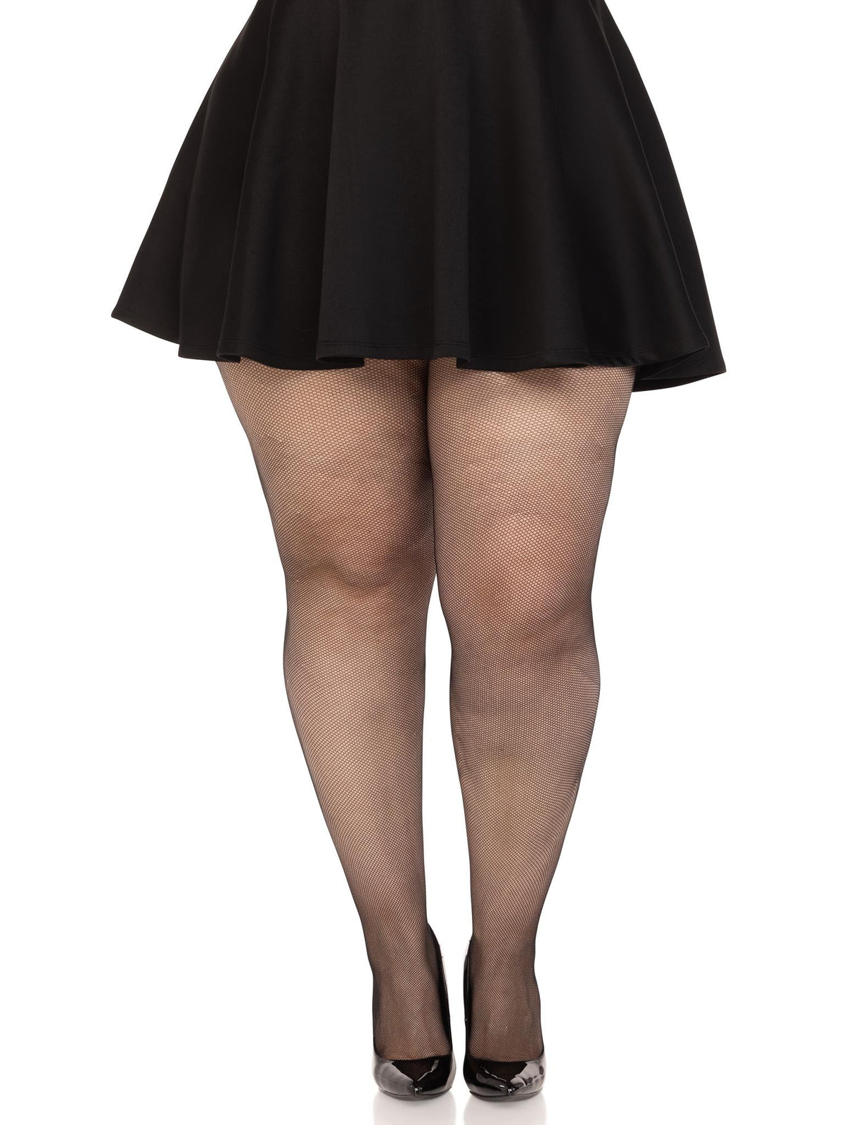 Ronnie Micro Net Tights - Plus Size