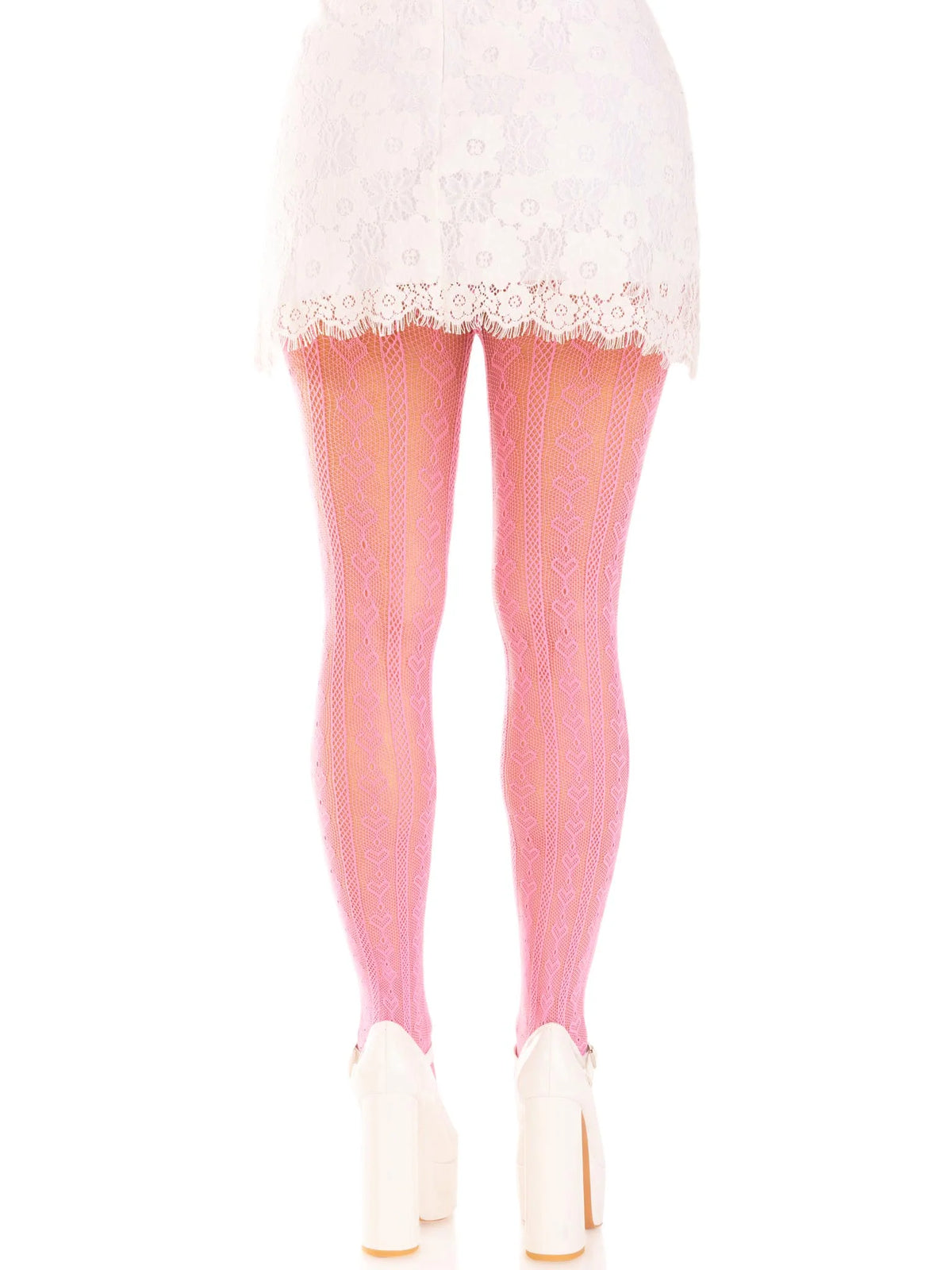 Sweetheart Striped Tights