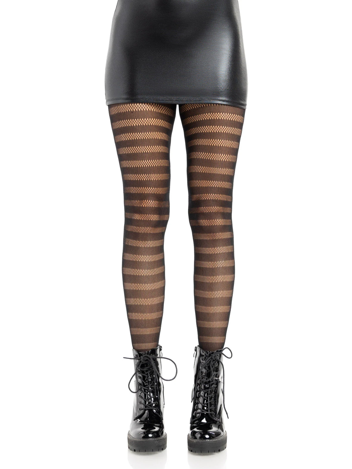 Cosima Striped Net Tights