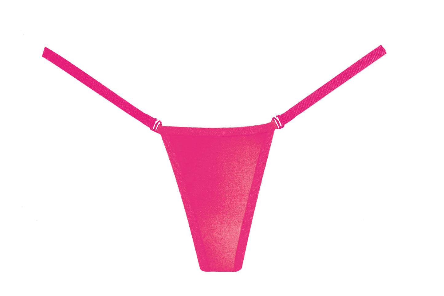 Between The Cheats Wetlook Hot Pink Panty