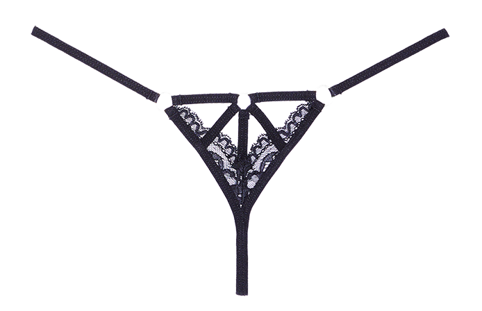 Do Not Disturb Panty - Black