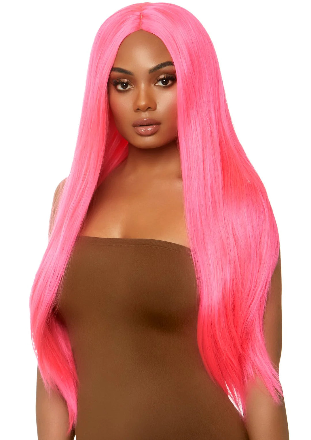 33in Long Straight Center Part Wig