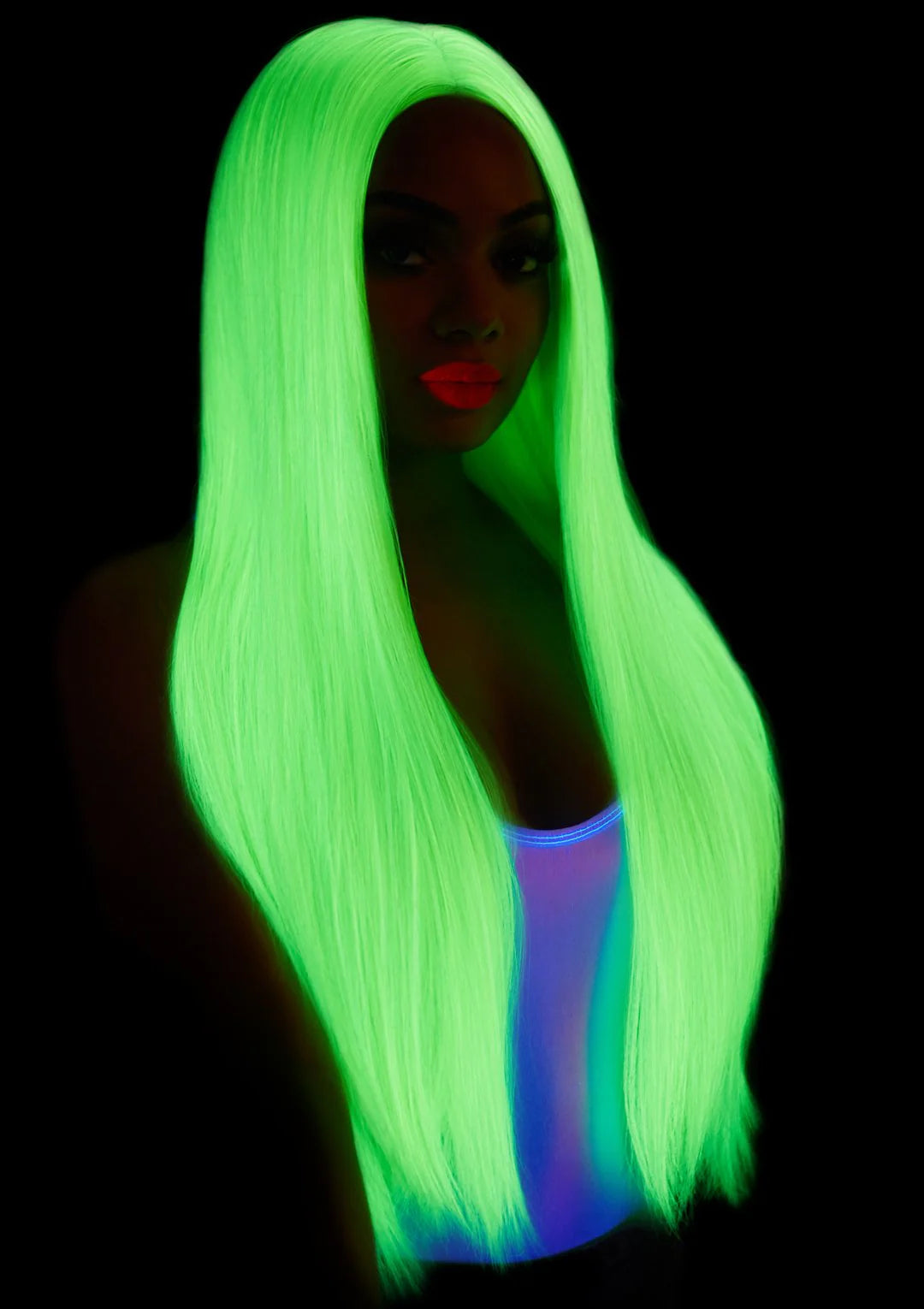 33in Long Straight Center Part Wig