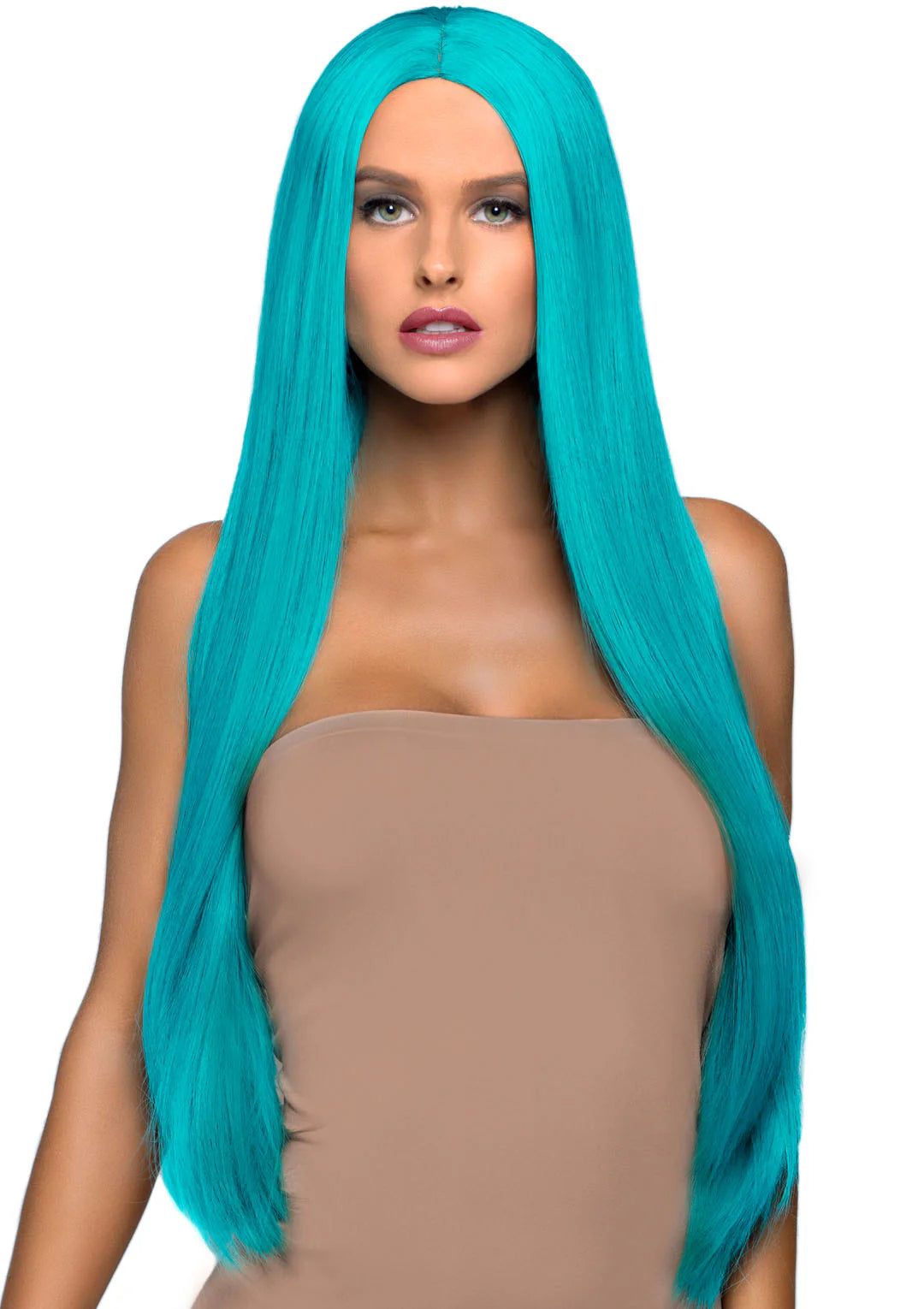 33in Long Straight Center Part Wig