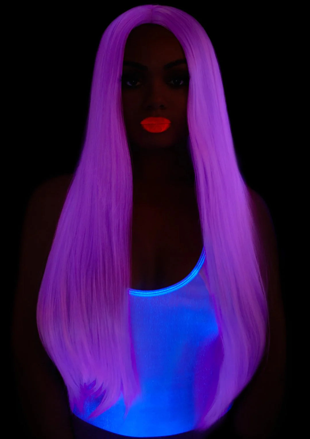 33in Long Straight Center Part Wig
