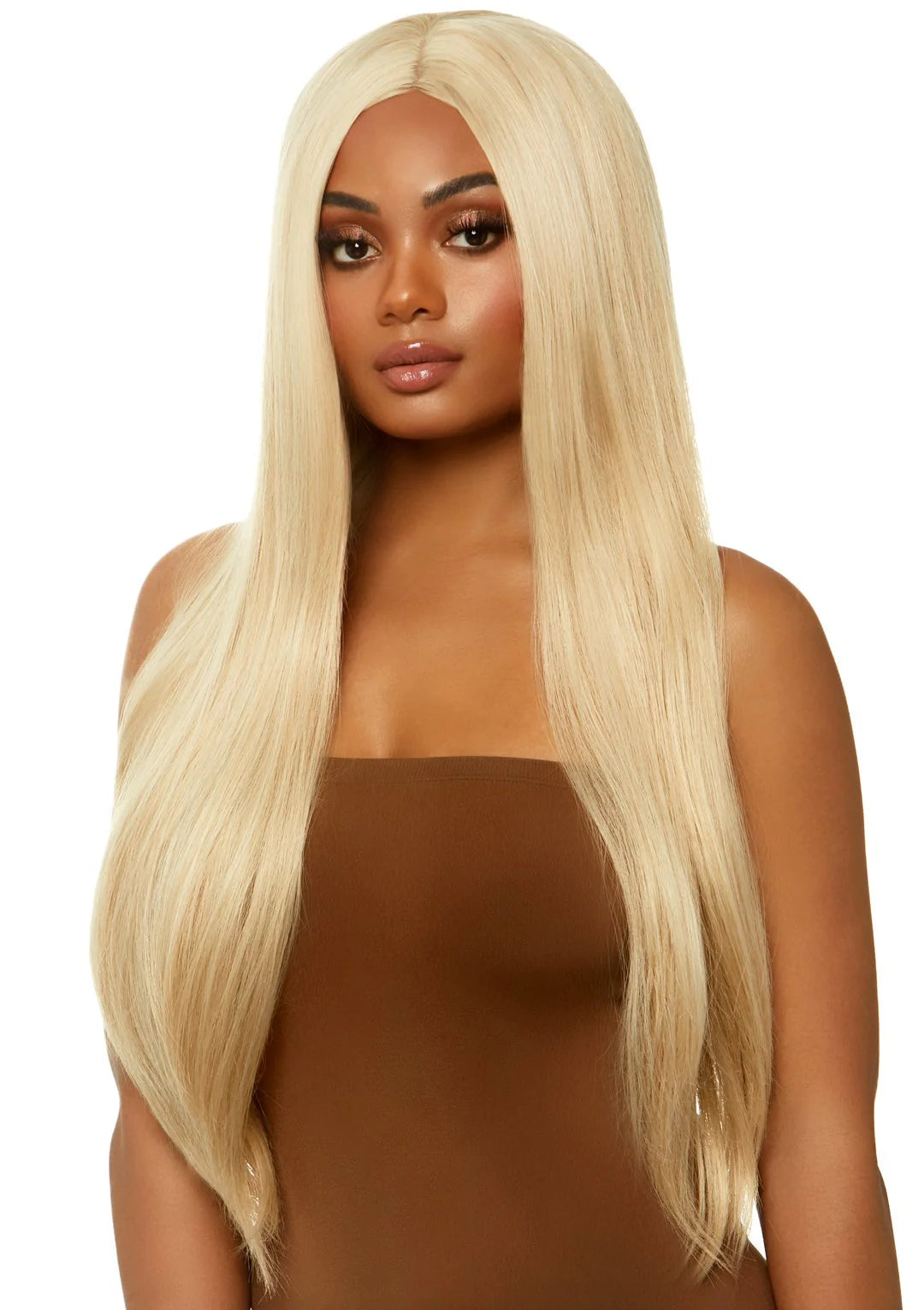 33in Long Straight Center Part Wig