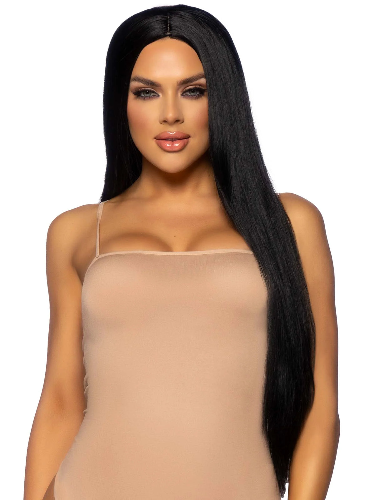 33in Long Straight Center Part Wig