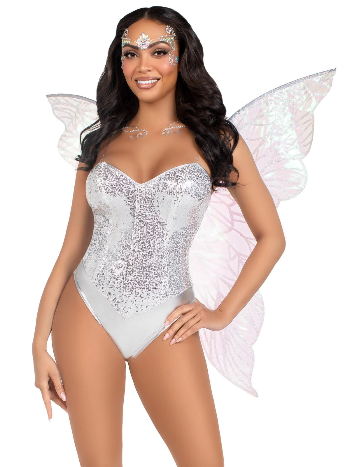 Iridescent Strapless Fairy Wings
