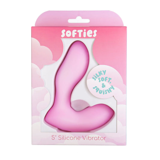 5" Softies Silicone Vibe Pink
