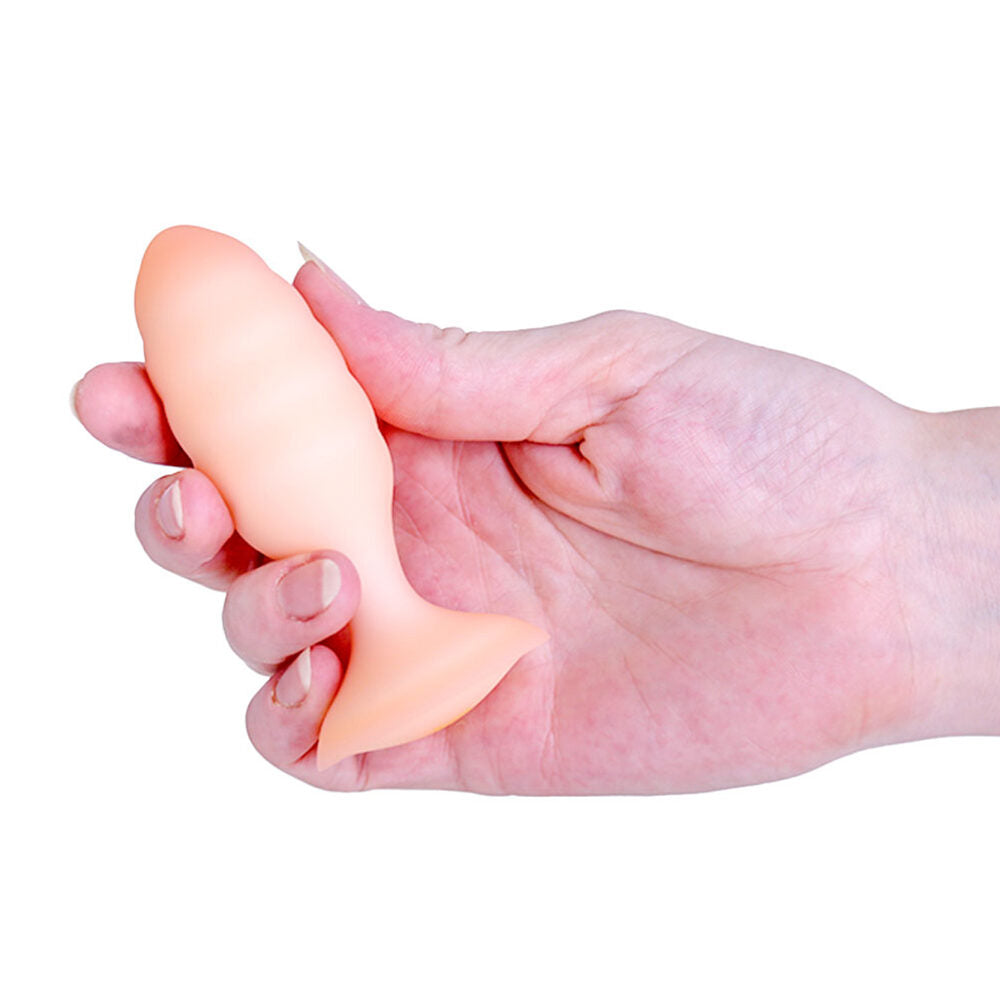 4" Softies Dual Layer Butt Plug Orange