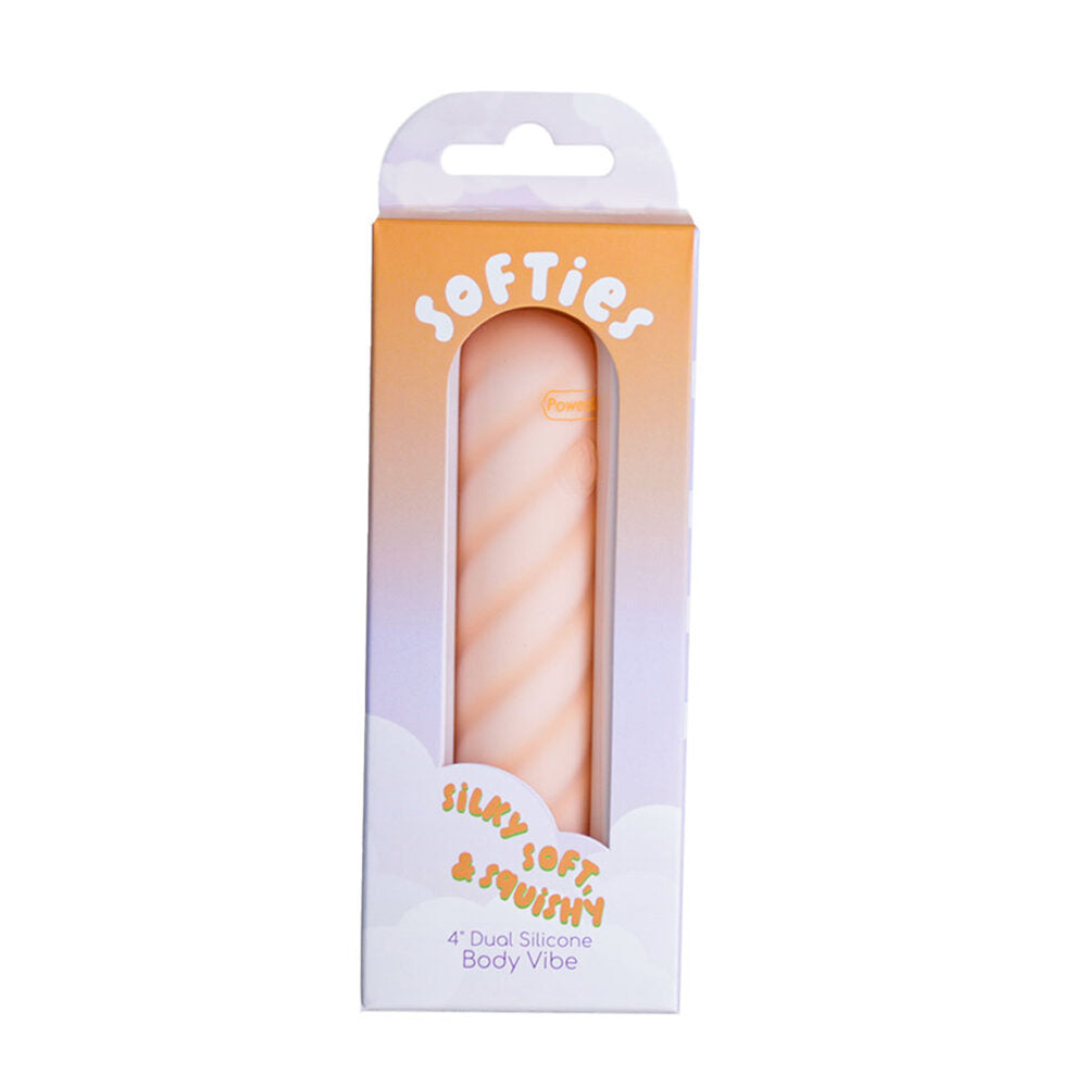 4" Softies Dual Layer Bullet Orange