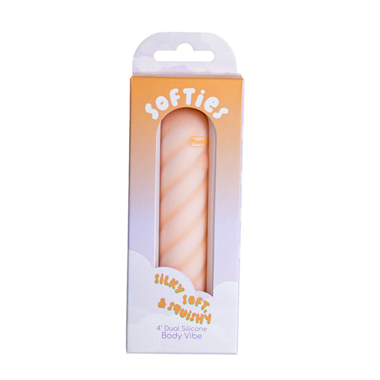 4" Softies Dual Layer Bullet Orange