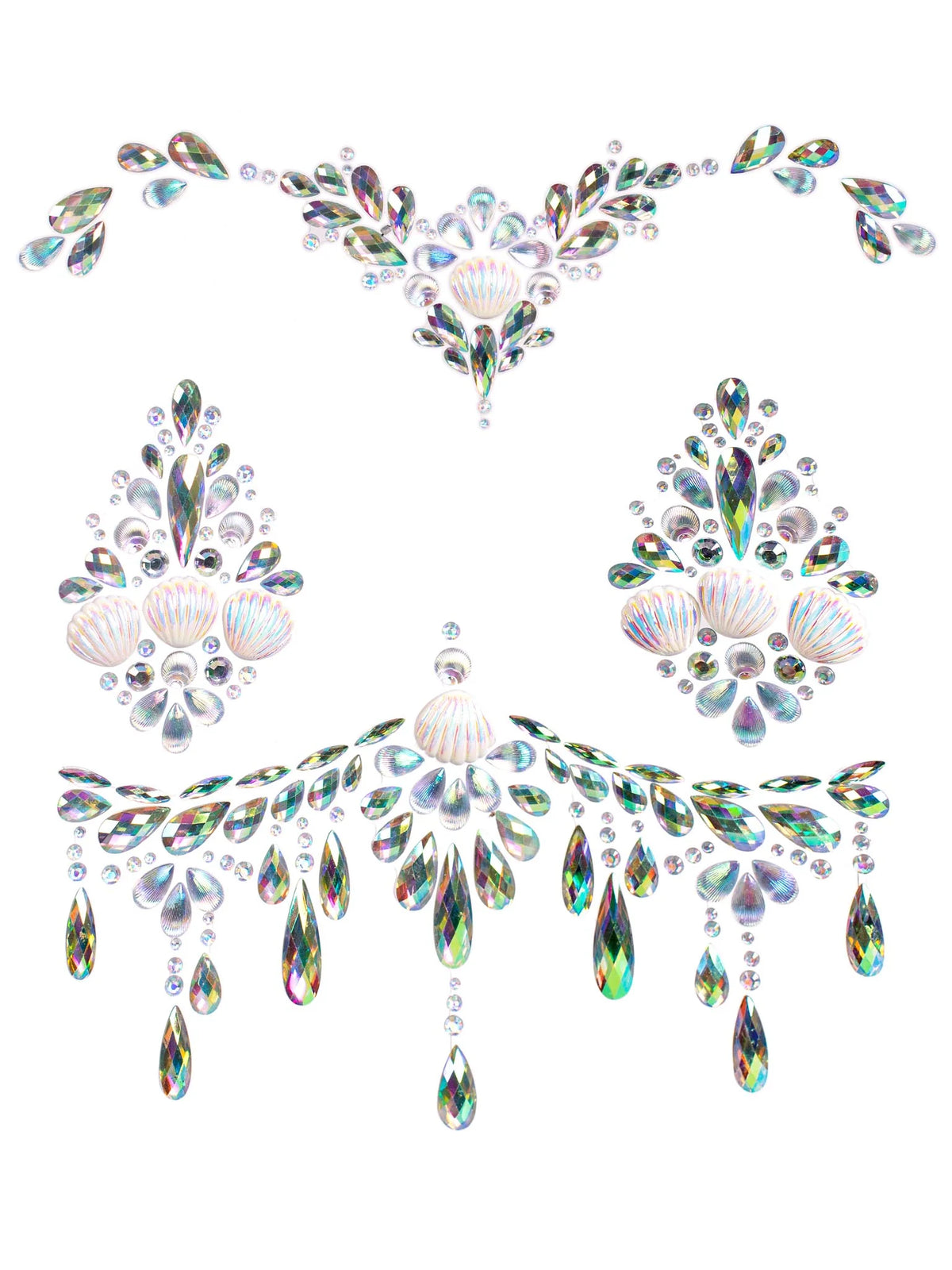 Siren Adhesive Body Jewels Sticker