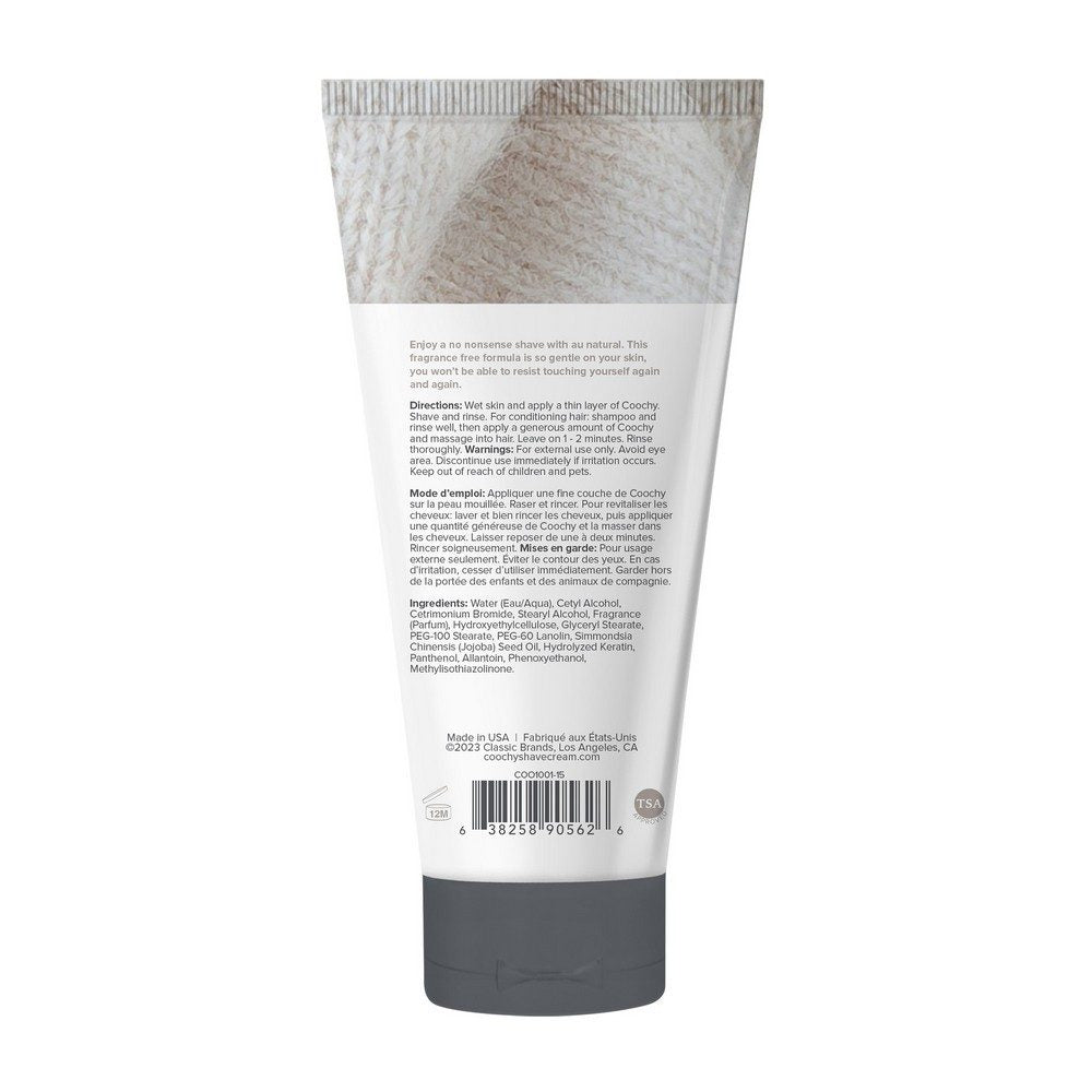 0.5 oz Coochy Shave Cream Au Natural