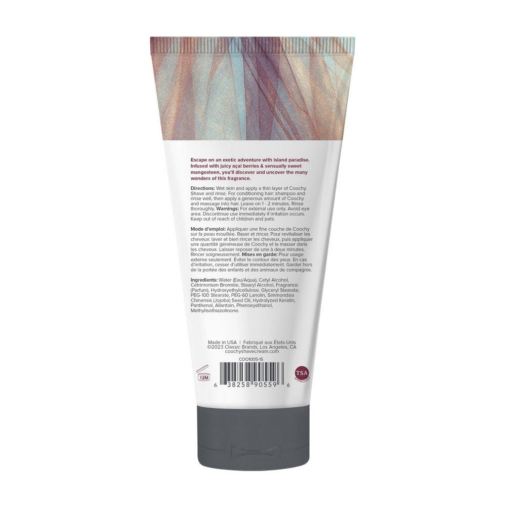 0.5 oz Coochy Shave Cream Island Paradise