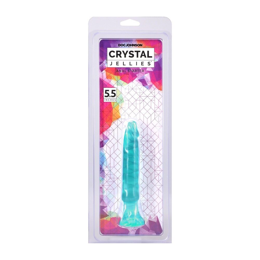 Crystal Jellies 5.5" Teal Anal Starter Kit