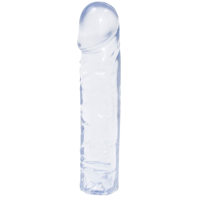 Classic 8" Clear Crystal Jelly Dong