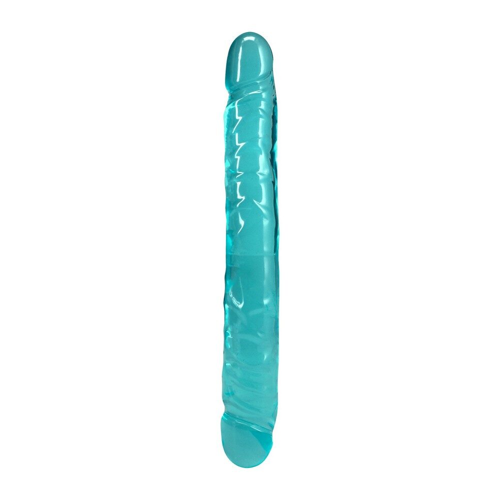 Crystal Jellies 12" Teal Jr. Double Dong