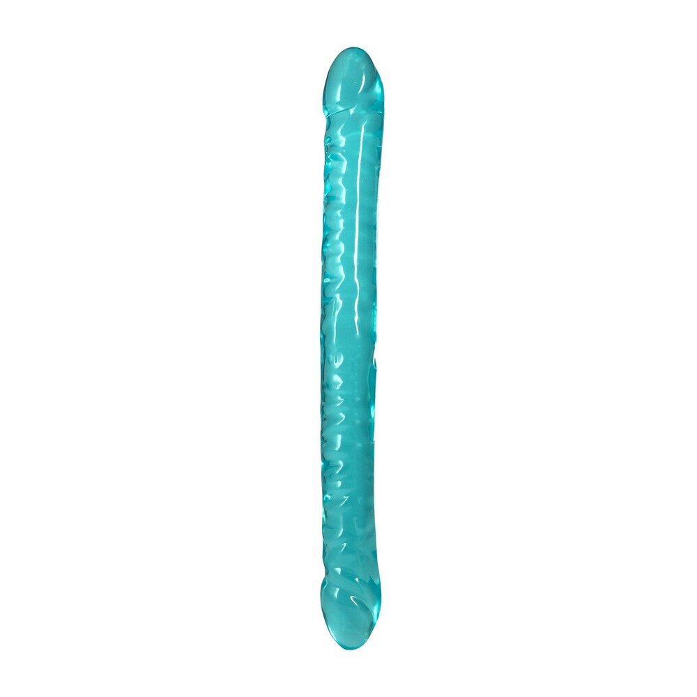 Crystal Jellies 18" Teal Double Dong