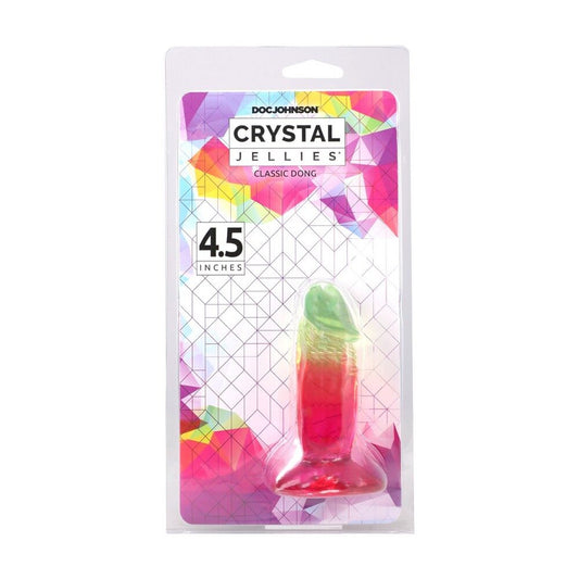 Crystal Jellies 4.5″ Rainbow Dong