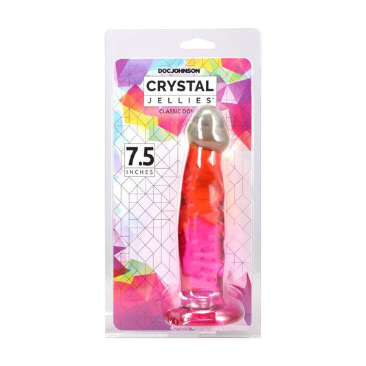 Crystal Jellies 7.5″ Rainbow Dong