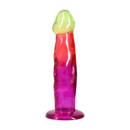 Crystal Jellies 7.5″ Rainbow Dong