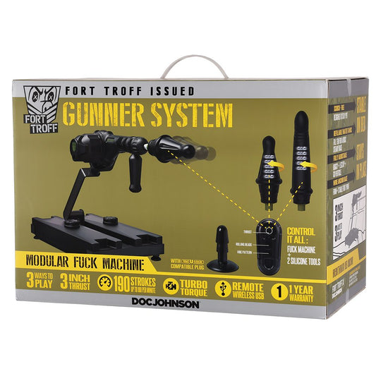 Fort Troff - Gunner System - 3-In-1 Modular Fuck Machine - Black