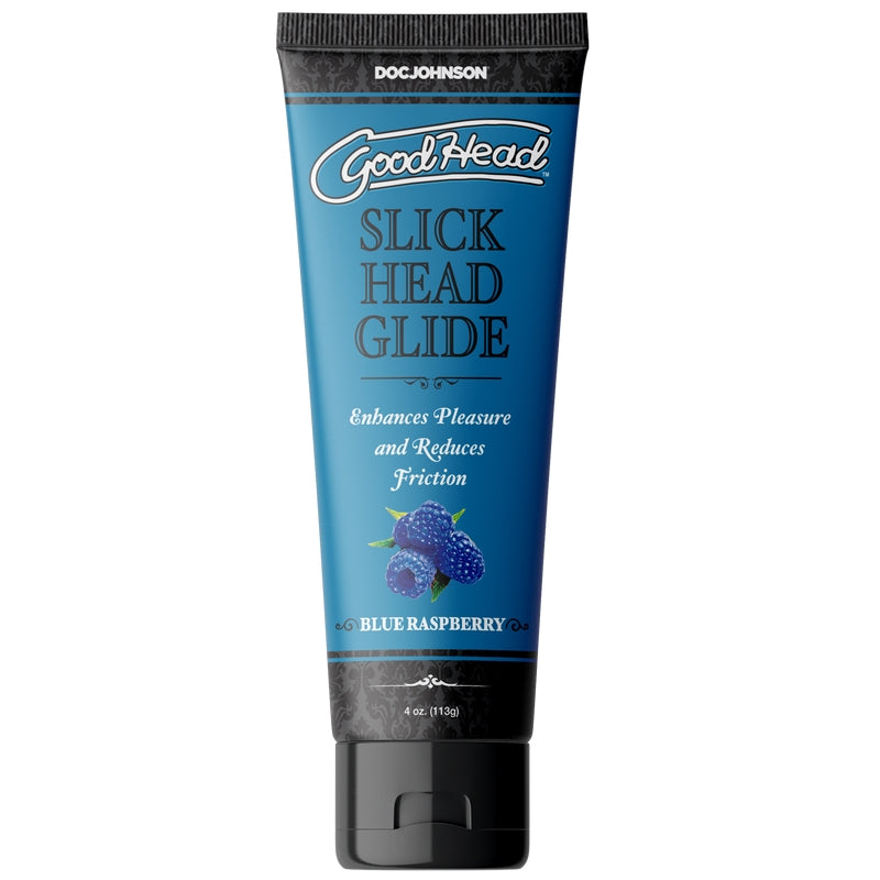 4 oz GoodHead Slick Head Glide Blue Raspberry