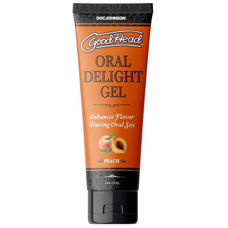 4 oz GoodHead Oral Delight Gel Peach