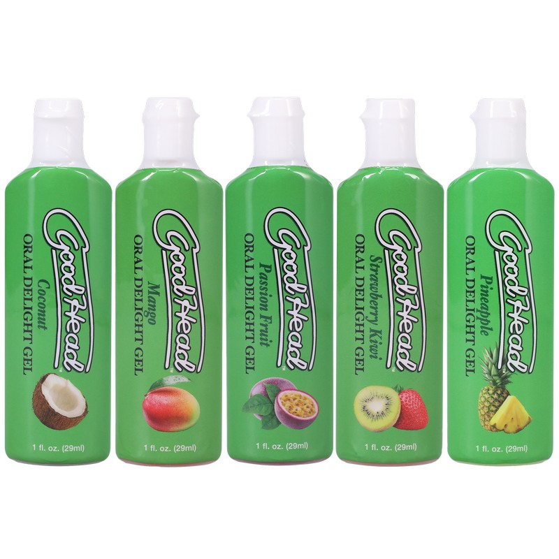 GoodHead Oral Delight Gel 5 Pack Tropical Fruit