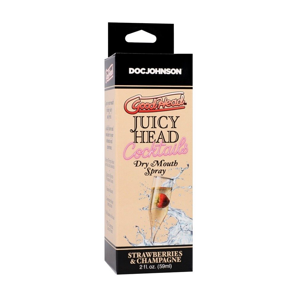 GoodHead Juicy Head Cocktails Strawberries & Champagne