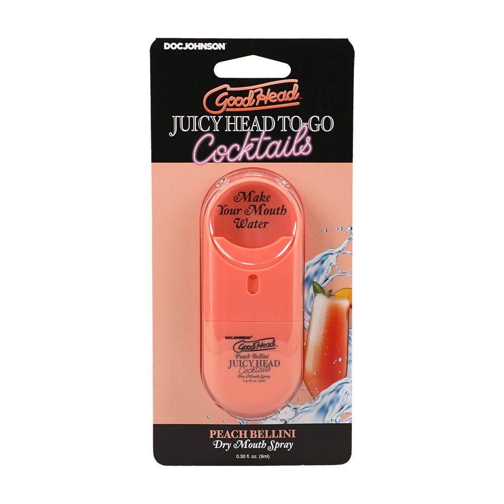 GoodHead Juicy Head Cocktails Peach Bellini