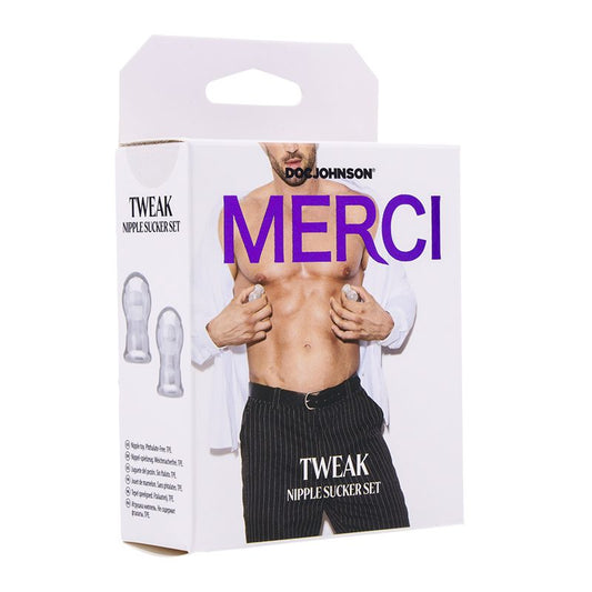 Merci - Tweak - Nipple Sucker Set - Clear