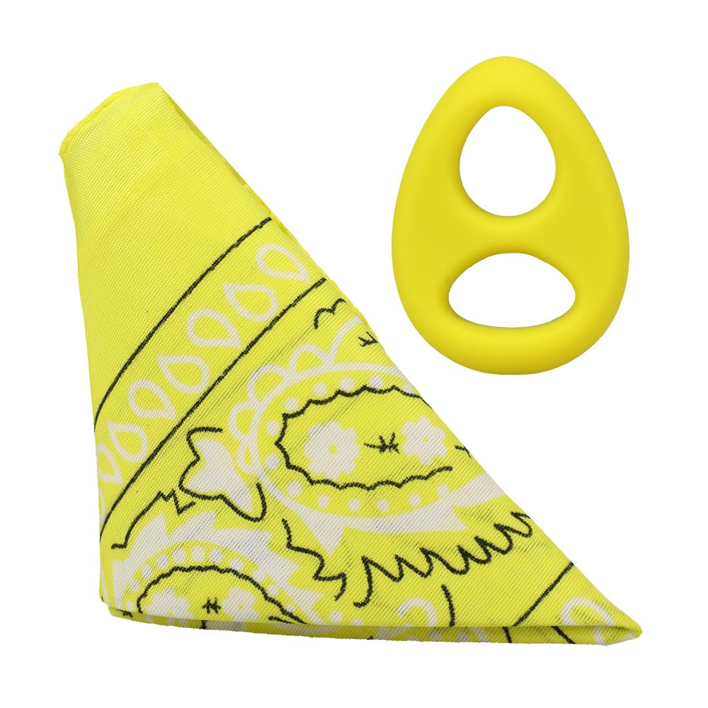 The Code Silicone C-Ring w/Bandana Yellow