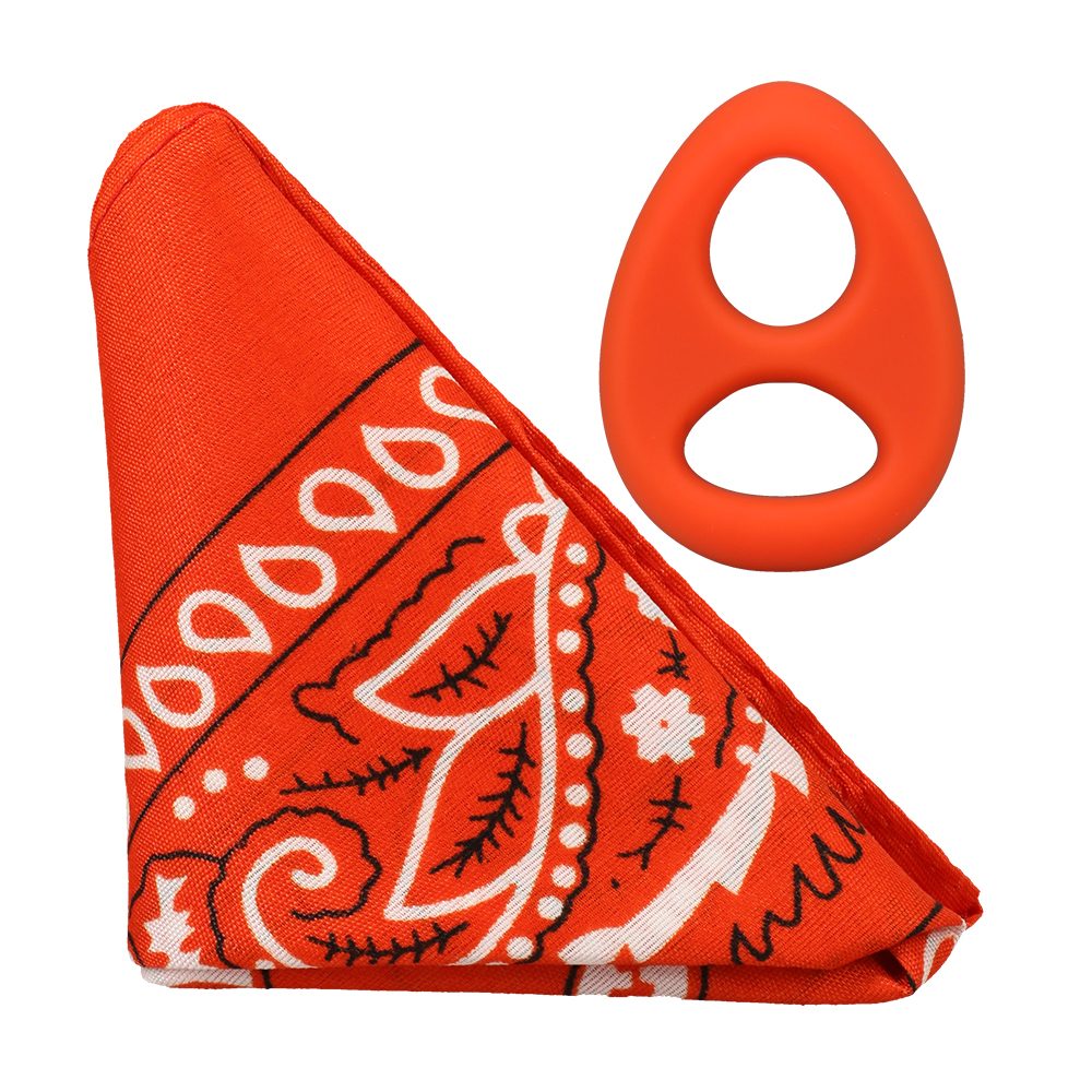 The Code Silicone C-Ring w/Bandana Orange