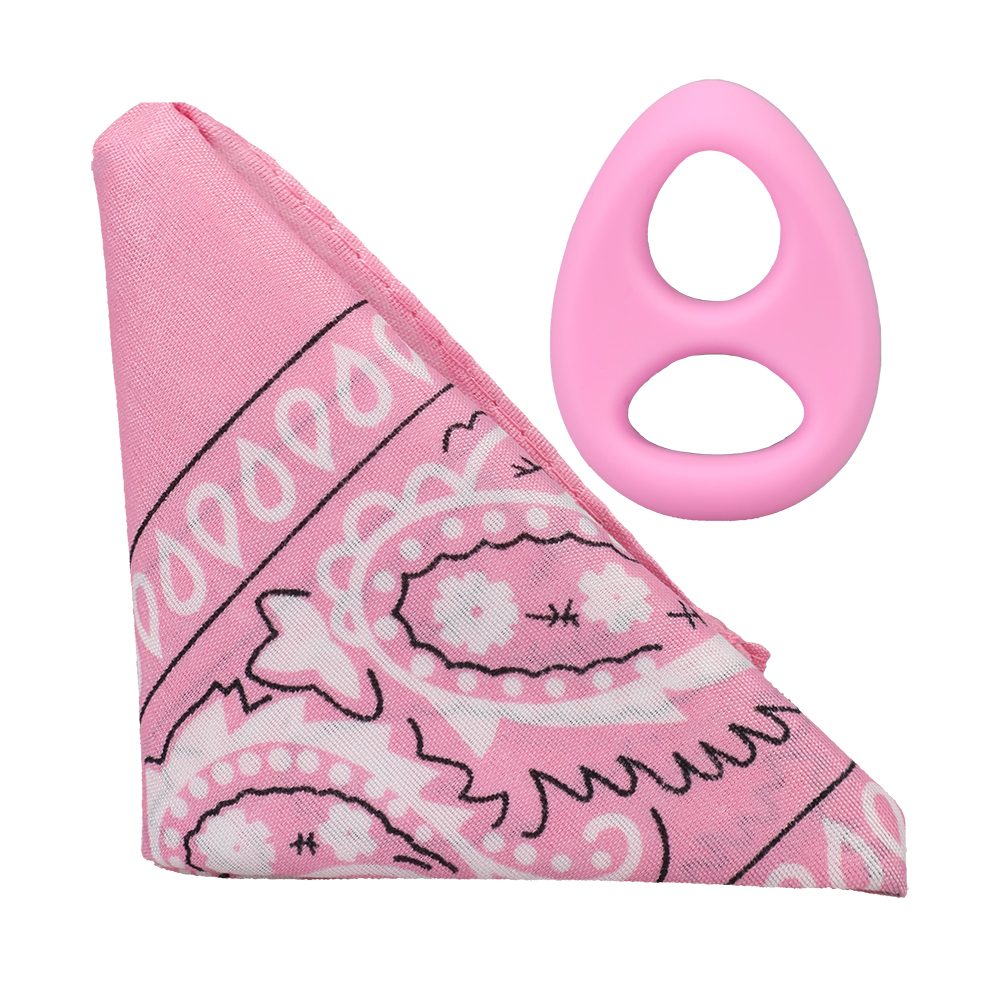 The Code Silicone C-Ring w/Bandana Light Pink