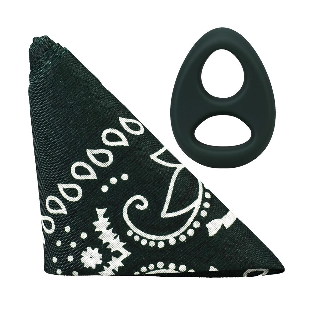 The Code Silicone C-Ring w/Bandana Hunter Green