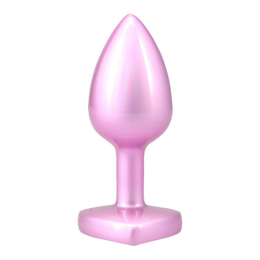 Booty Bling Heart Diamond Plug Small Pink