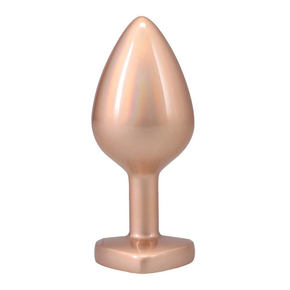 Booty Bling Heart Diamond Plug Medium Gold