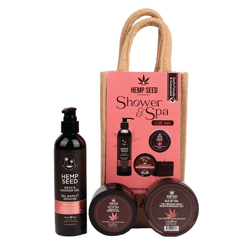 Holiday Spa Jute Bag Isle of You   (SEASONAL - LIMITED SUPPLY)