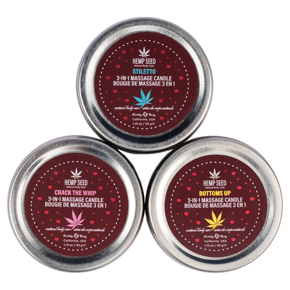 Valentine’s Day 3 in 1 Massage Candle Trio   (SEASONAL - LIMITED SUPPLY)