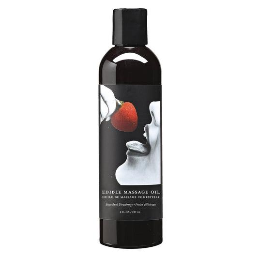 8 oz. Edible Massage Oil Strawberry