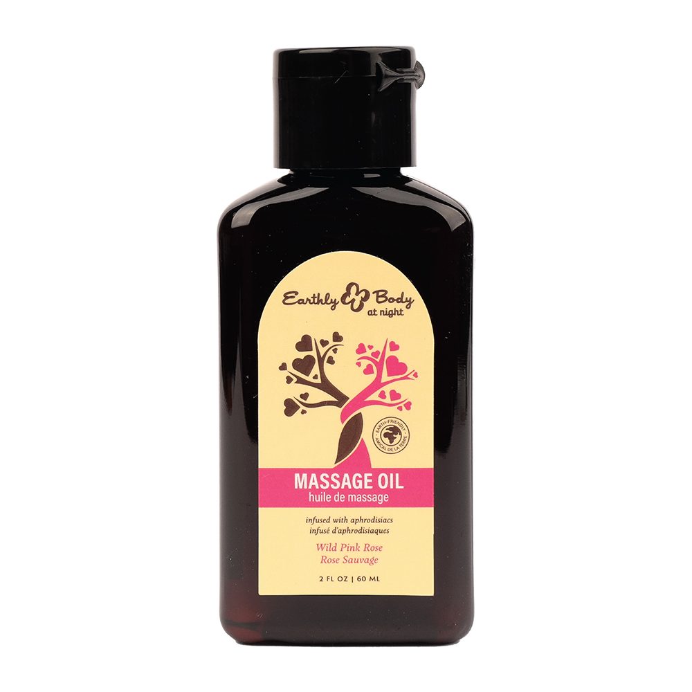 2 oz Aphrodisiac Massage Oil Wild Pink Rose