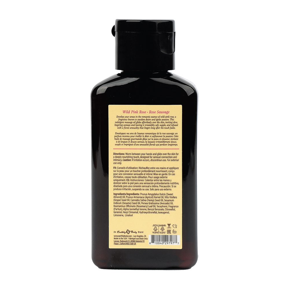 2 oz Aphrodisiac Massage Oil Wild Pink Rose