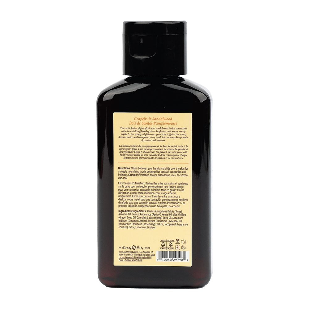 2 oz Aphrodisiac Massage Oil Grapefruit Sandalwood