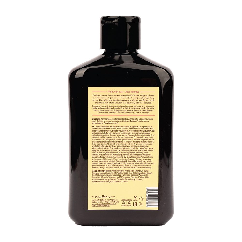 8.4 oz Aphrodisiac Massage Oil Wild Pink Rose