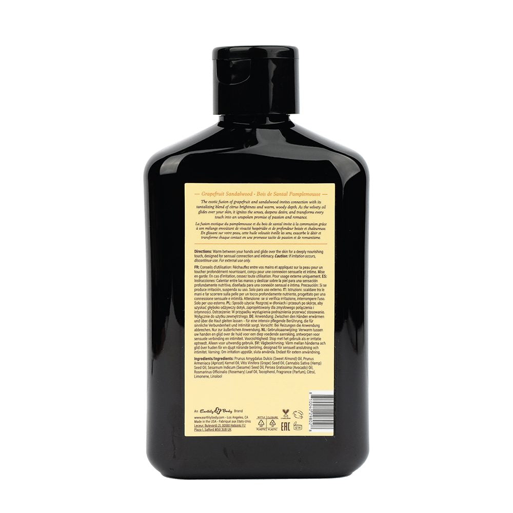 8.4 oz Aphrodisiac Massage Oil Grapefruit Sandalwood