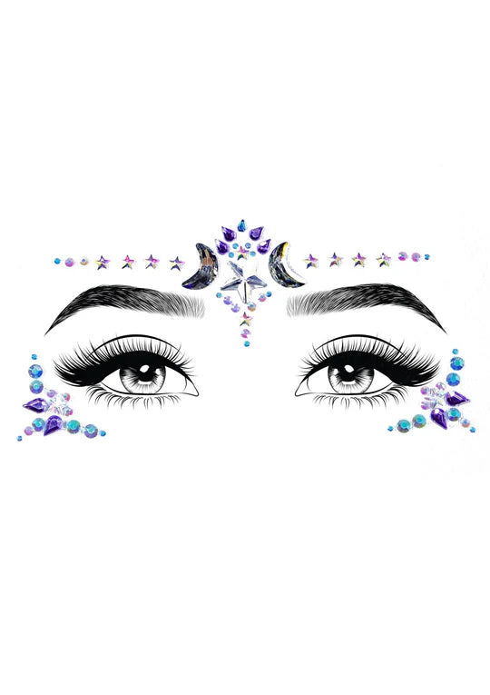 Mystic Adhesive Face Jewels Sticker